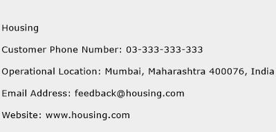 Housing Phone Number Customer Service