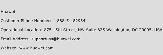 Huawei Phone Number Customer Service