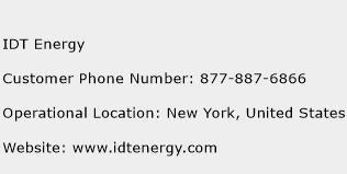 IDT Energy Phone Number Customer Service