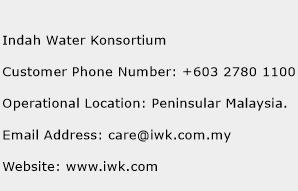 Indah Water Konsortium Phone Number Customer Service