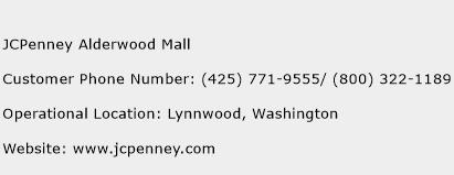 JCPenney Alderwood Mall Phone Number Customer Service
