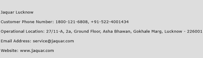 Jaquar Lucknow Phone Number Customer Service