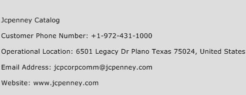 Jcpenney Catalog Phone Number Customer Service