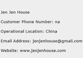 Jen Jen House Phone Number Customer Service