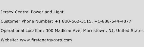 Jersey Central Power and Light Phone Number Customer Service