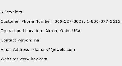 K Jewelers Phone Number Customer Service