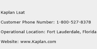 Kaplan Lsat Phone Number Customer Service