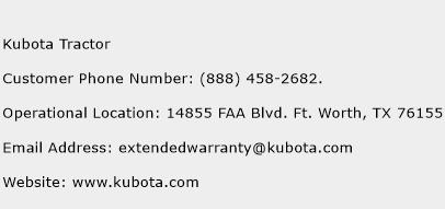 Kubota Tractor Phone Number Customer Service