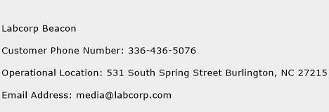 Labcorp Beacon Phone Number Customer Service