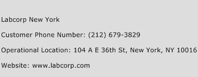 Labcorp New York Phone Number Customer Service