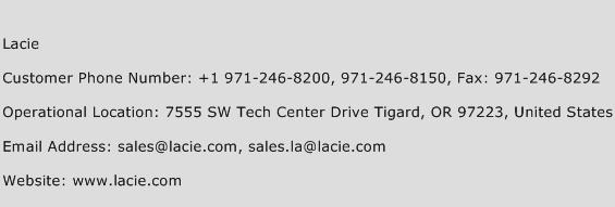 Lacie Phone Number Customer Service