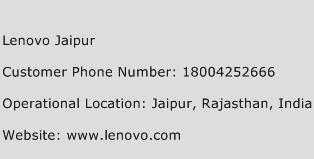 Lenovo Jaipur Phone Number Customer Service