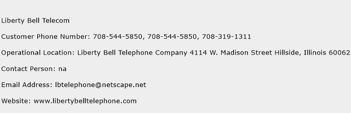 Liberty Bell Telecom Phone Number Customer Service