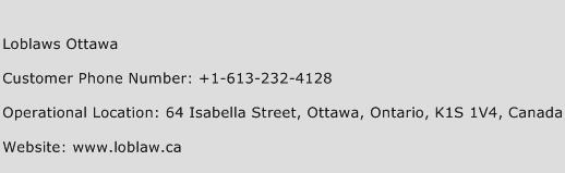 Loblaws Ottawa Phone Number Customer Service