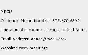 MECU Phone Number Customer Service