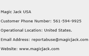 Magic Jack USA Phone Number Customer Service