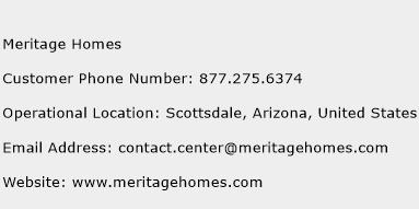 Meritage Homes Phone Number Customer Service