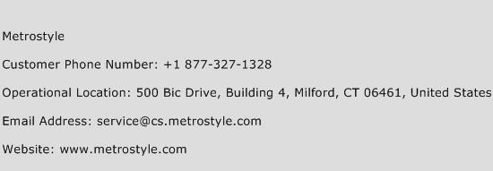 Metrostyle Phone Number Customer Service