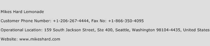 Mikes Hard Lemonade Phone Number Customer Service