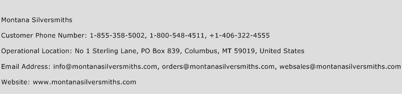 Montana Silversmiths Phone Number Customer Service