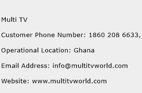 Multi TV Phone Number Customer Service