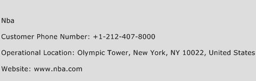 NBA Phone Number Customer Service