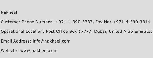 Nakheel Phone Number Customer Service