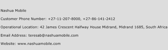 Nashua Mobile Phone Number Customer Service