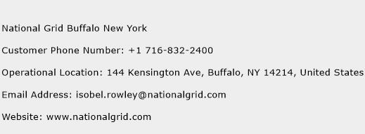 National Grid Buffalo New York Phone Number Customer Service