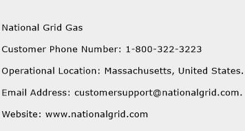 National Grid Gas Phone Number Customer Service