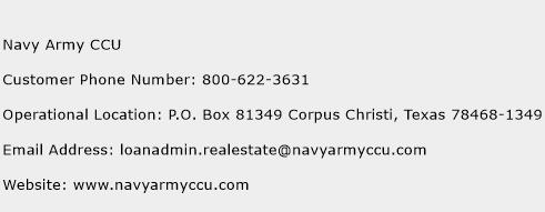 Navy Army CCU Phone Number Customer Service