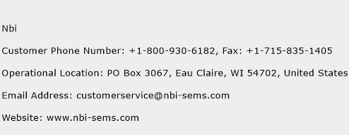 Nbi Phone Number Customer Service