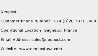 Neopost Phone Number Customer Service