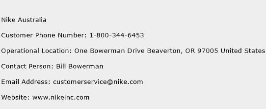 Nike Australia Phone Number Customer Service