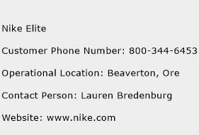 Nike Elite Phone Number Customer Service