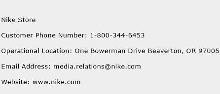 Nike Store Phone Number Customer Service