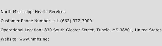 North Mississippi Health Services Phone Number Customer Service