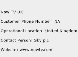Now TV UK Phone Number Customer Service