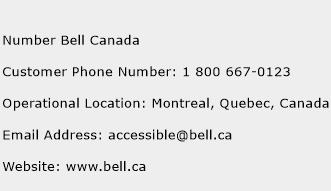 Number Bell Canada Phone Number Customer Service