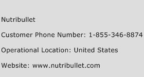 Nutribullet Phone Number Customer Service