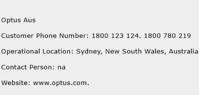 Optus Aus Phone Number Customer Service