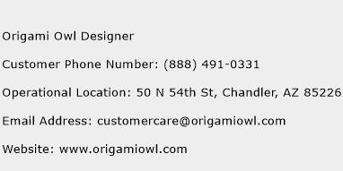 Origami Owl Designer Phone Number Customer Service