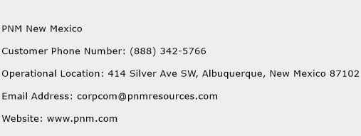 PNM New Mexico Phone Number Customer Service