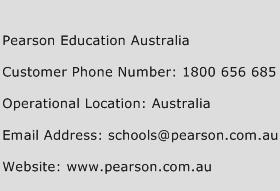Pearson Education Australia Phone Number Customer Service