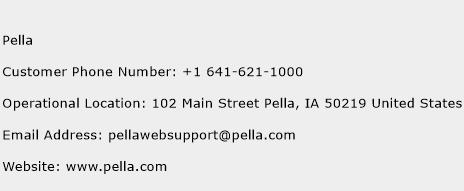 Pella Phone Number Customer Service