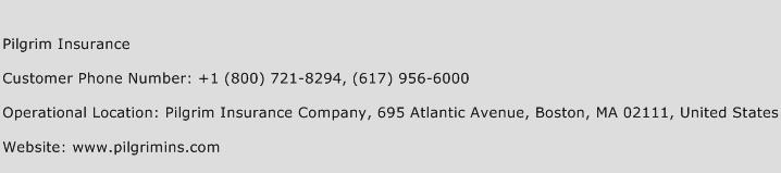 Pilgrim Insurance Phone Number Customer Service