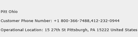 Pitt Ohio Phone Number Customer Service
