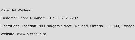 Pizza Hut Welland Phone Number Customer Service