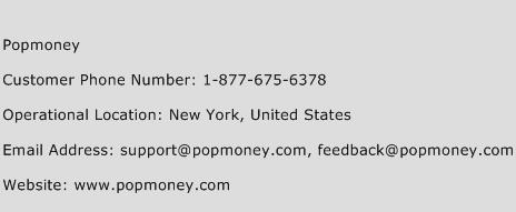 Popmoney Phone Number Customer Service