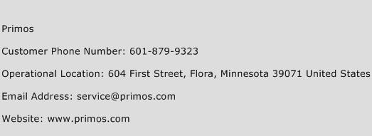 Primos Phone Number Customer Service